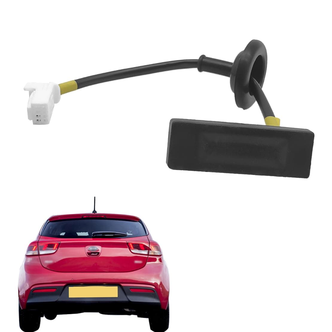 Rear Liftgate Trunk Open Release Switch Compatible with Kia Rio & Pride 2012-2017, Hatch Button Trunk Latch Tailgate Lid Switch 812601W220
