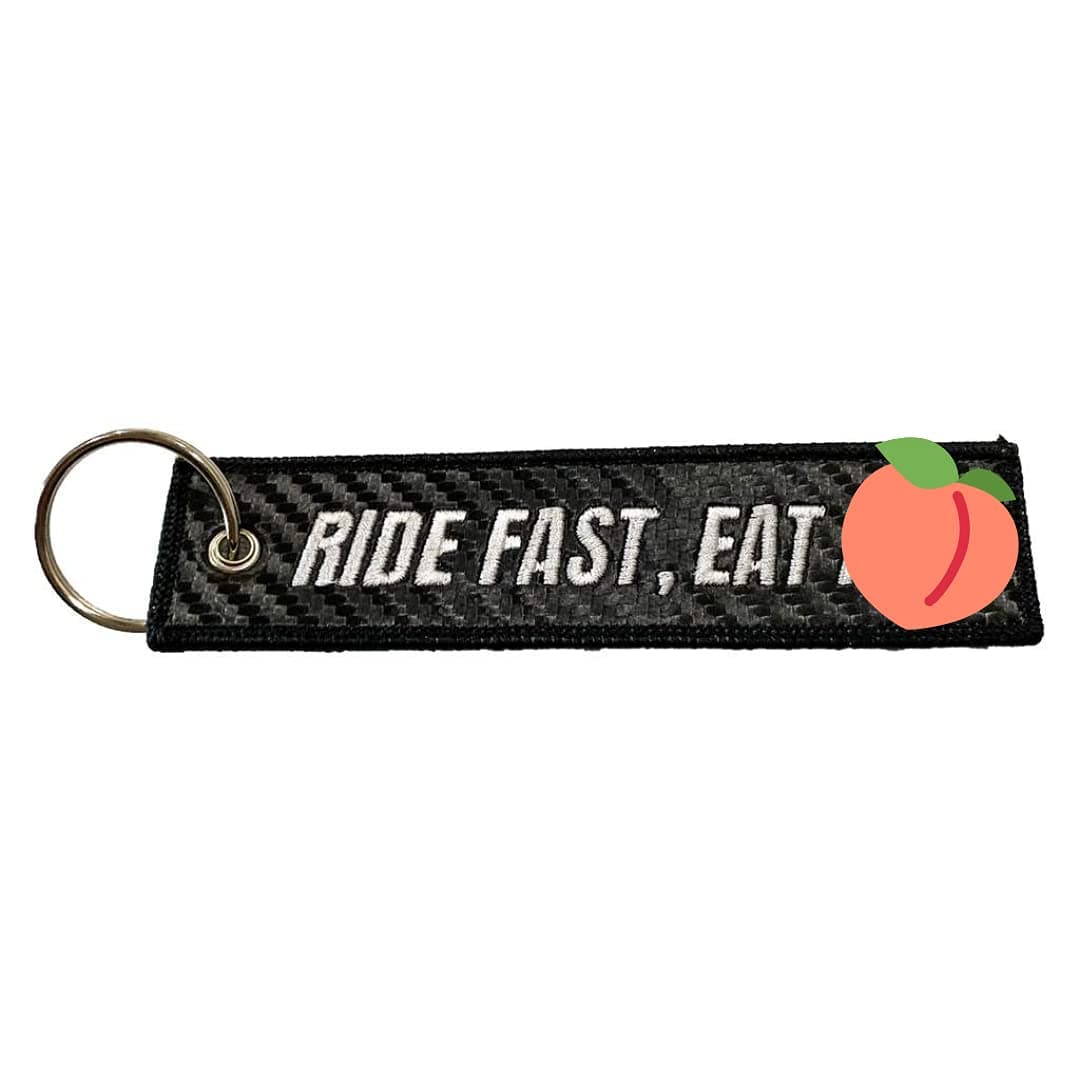 Carbon Moto Gear Motorcycle Keychains