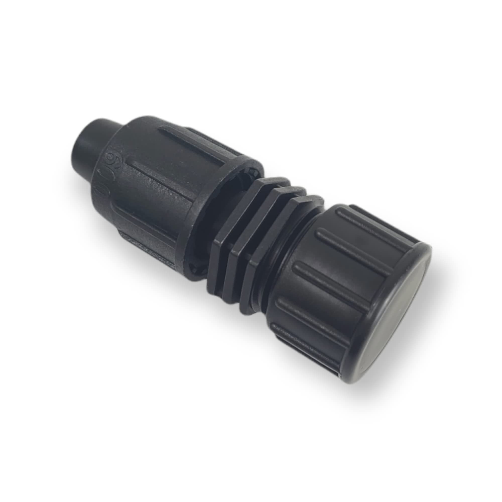USA Made - 5 PACK Premium 1/2 Inch I.D. .540" - .620" Drip Tape Irrigation Tubing 17mm End Cap Universal Perma-Loc Connector Barbed Locking Fitting - Fits All Brands Rainbird, Netafim, Etc. 17mm