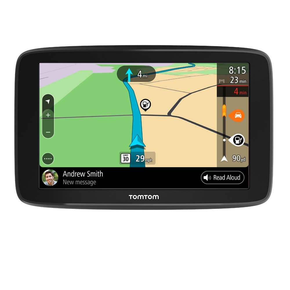 TomTom Go Comfort 6 Inch GPS Navigation Device with Updates via Wi-Fi, Real Time Traffic, Free Maps of North America, Smart Routing, Destination Prediction and Road Trips