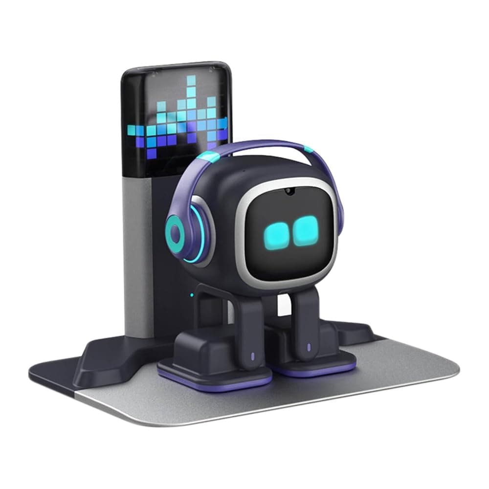 EMO Go Home AI Desktop Pet Robot with EMO Smart Lighting (Home Station)