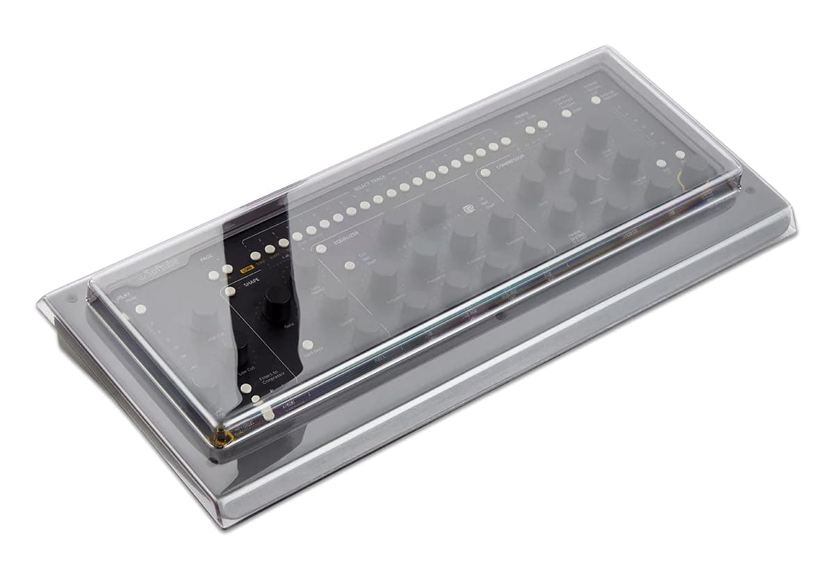 DecksaverCover for Softube Console One - Super-Durable Polycarbonate Protective lid in Smoked Clear Colour, Made in The UK - The Producers' Choice for Unbeatable Protection