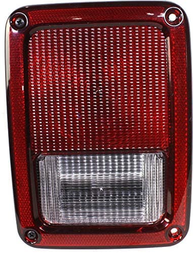 Garage-Pro Tail Light Compatible with Jeep Wrangler 2007-2017, Wrangler JK 2018 Halogen With bulb(s) Driver Side CH2800177