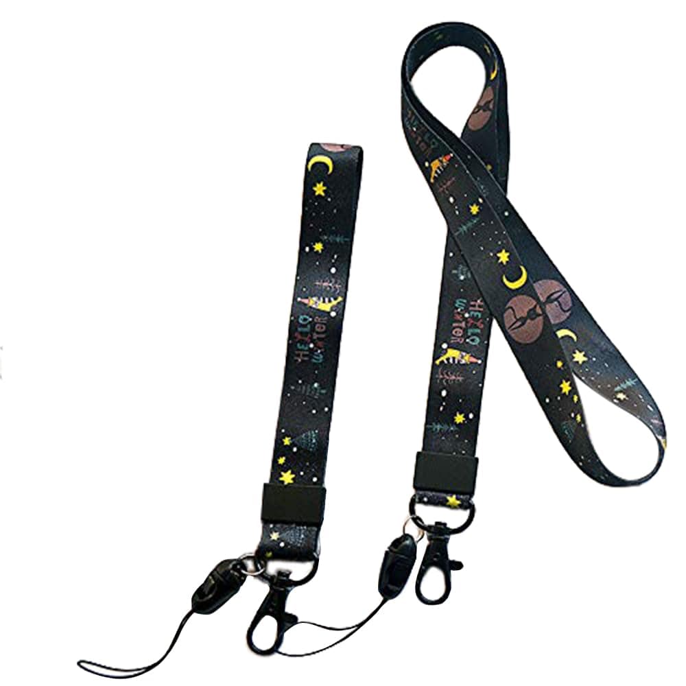 Lanyard Neck Strap, Two-Sided Printing in Full Colour and for Mobile ID Badge Keys mp3 USB Holder.
