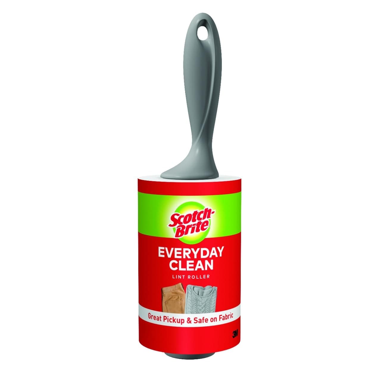 Scotch-Brite Everyday Clean Lint Roller, 95 Sheets, Multi-Purpose Pet Hair, Fuzz, and Lint Remover for Clothes, Furniture, Vehicle Upholstery, and More