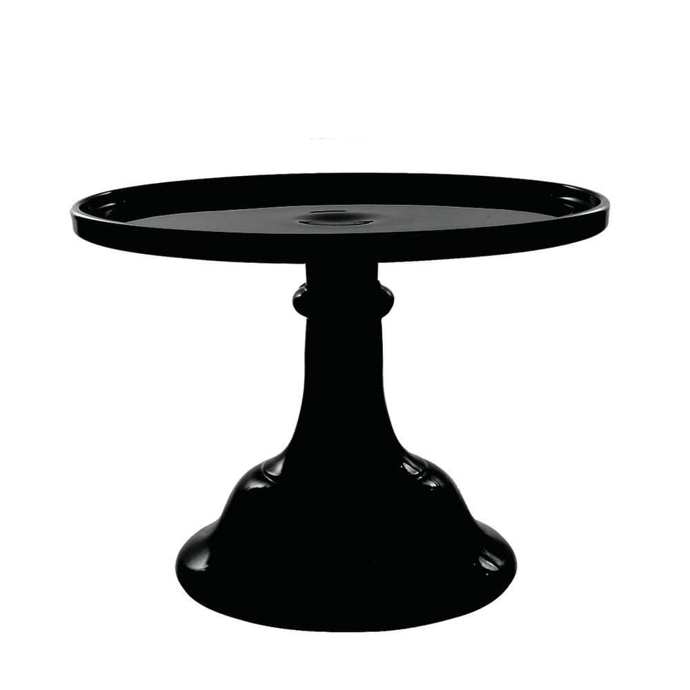 6" Pedestal Cake Plate - Black Raspberry