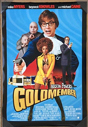 Austin Powers in GOLDMEMBER 2 Sided Original Final 27x40 Mike Myers