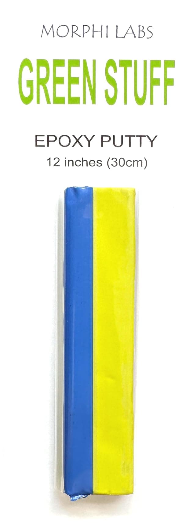 Green Stuff Putty - 12 Inches - Epoxy Putty for Miniatures, Sculpting, and Modeling - Original Kneadatite Greenstuff