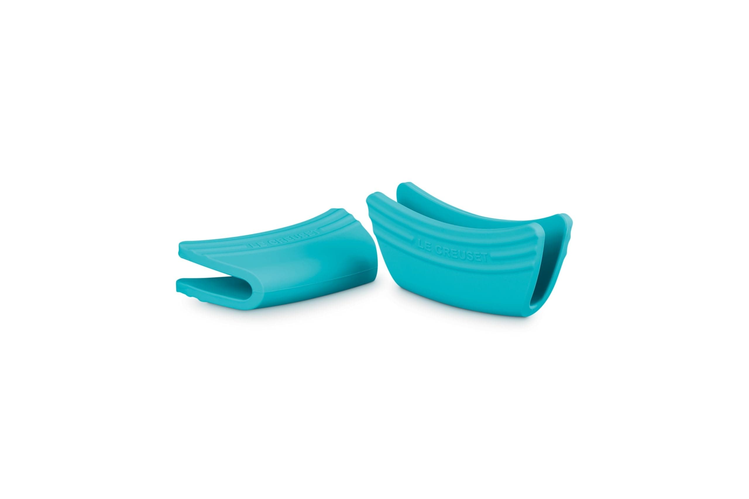 LE CREUSET x2 Silicone Side Handle Grip Caribbean -Standard Pkg