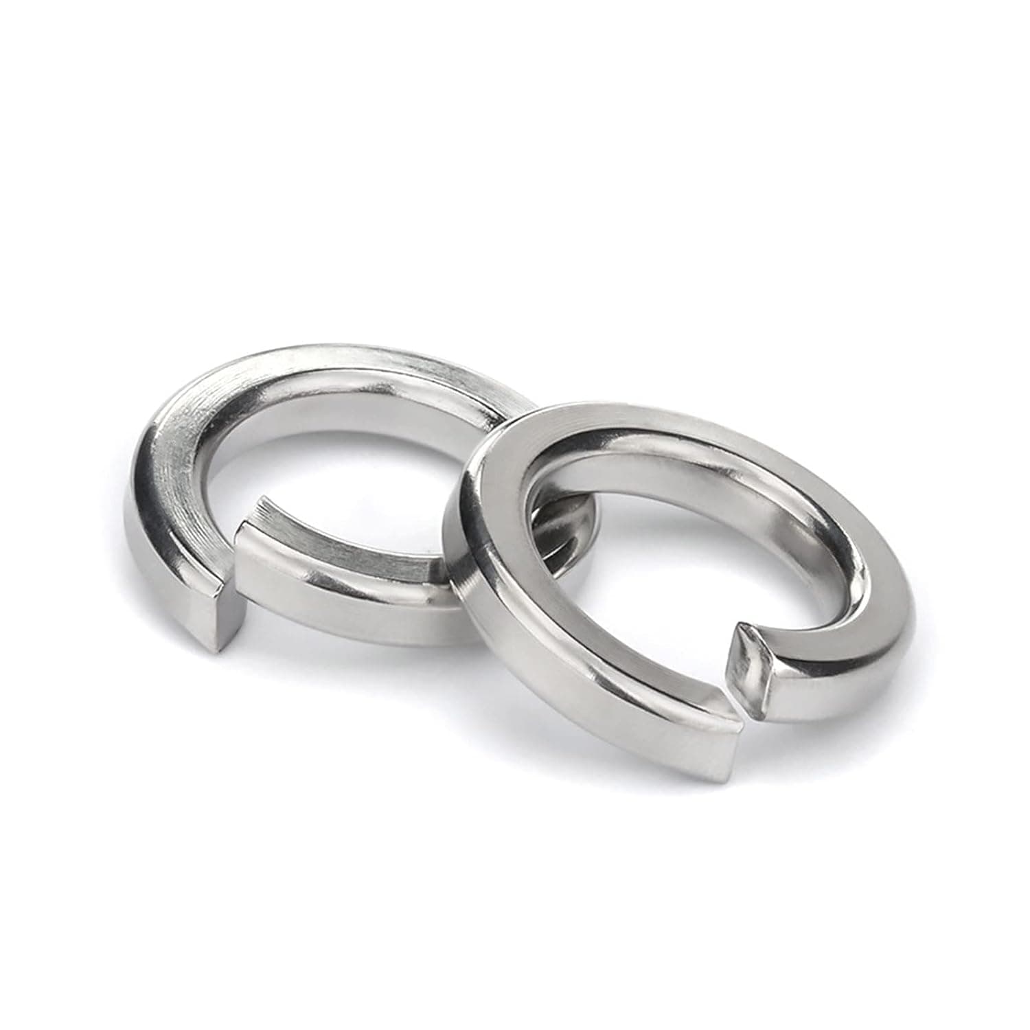 M6 Split Lock Washer, 18-8 (304) Stainless Steel Spring Lock Washer Elastic Gasket 100PCS