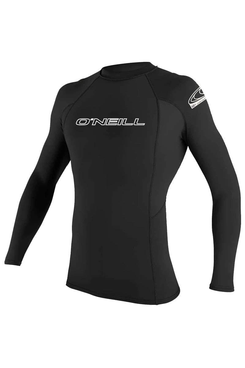 O'Neill Men’s Basic Skins Long Sleeve Rashguard, UPF 50+ Sun and Rash Protection for Surfing and All Outdoor Activities