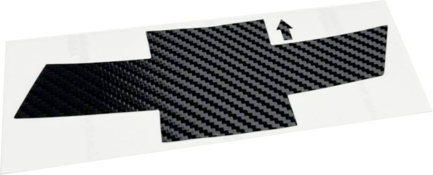 Front Bowtie Overlay Decal Sticker - 2010-2013 Camaro - (Color: Carbon Fiber)