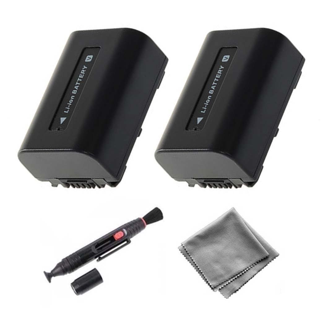 2-Pack NP-FV30 High-Capacity Replacement Batteries for Select Sony Camcorders. UltraPro Bundle Includes: Deluxe Microfiber Cleaning Cloth, Lens Cleaning Pen