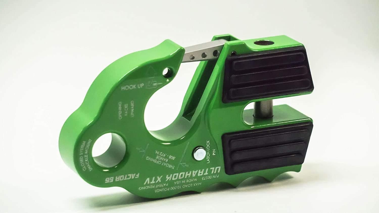 Factor 55UltraHook XTV - UltraHook for UTV/ATV (Monster Green)