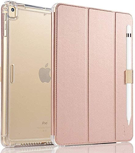 Vanctec for iPad Pro 10.5 Cover, iPad Pro 10.5 Case, iPad Pro 10.5 Inch 2017 Folio Smart Folio Stand Protective Heavy Duty Rugged Impact Armor Cases with Pencial Holder