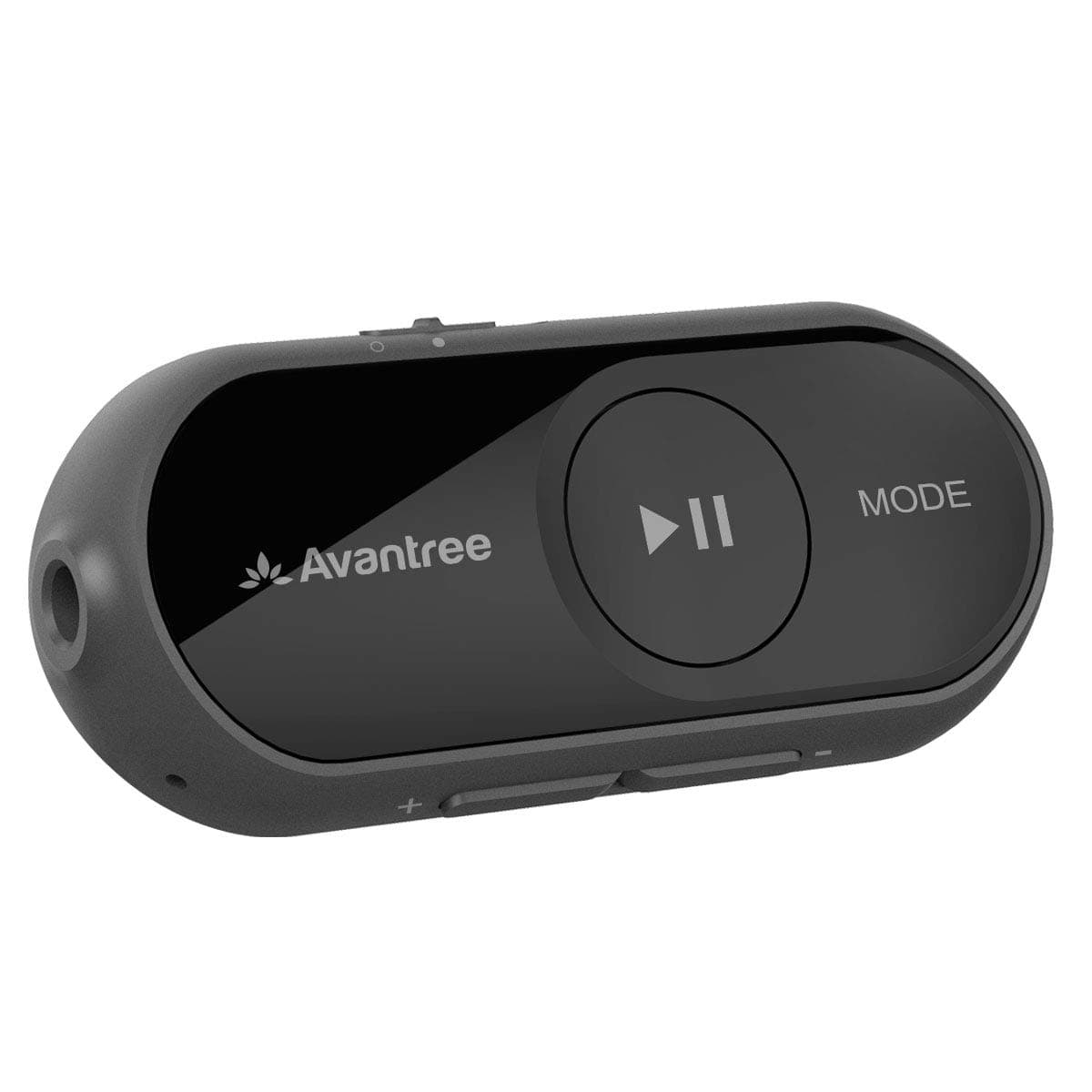 Avantree AS70 Bluetooth 5.0 aptX HD Adapter for High-End Wired Headphones Speakers with Clip, Wireless Receiver with Mic for Hands-Free Call, aptX Low Latency for TV Watching, 13H for Bose Sony