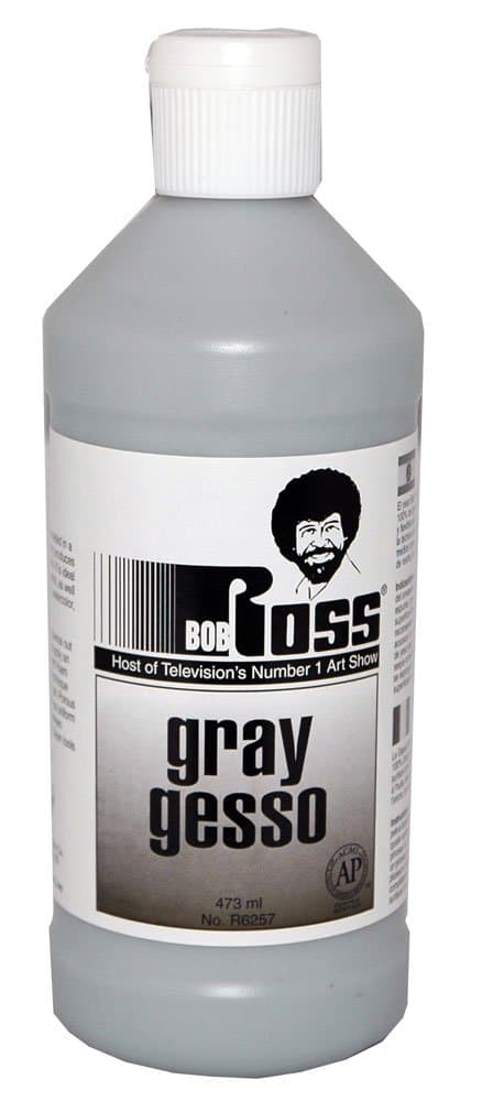 Bob Ross 473ml Acrylic Gesso Grey