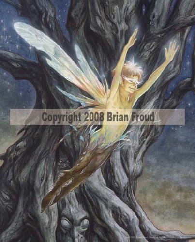 Emergence Brian Froud Ceramic Sensations Tile 86502