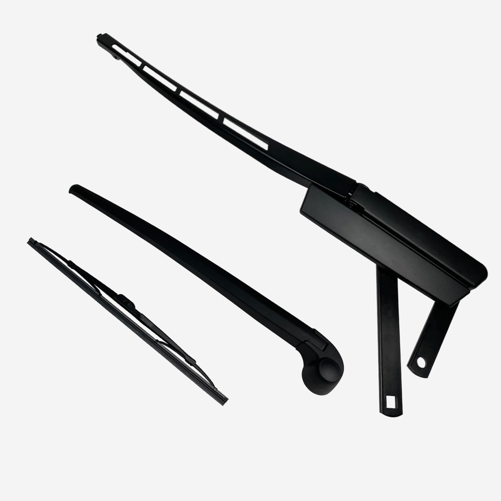 Front Right Passenger Side Windshield Wiper Arm Compatible with 2007-2016 Audi Q7 Replaces# 4L1955408B 4l1955408B1P9 | with 1 Rear Wiper Arm & Blade