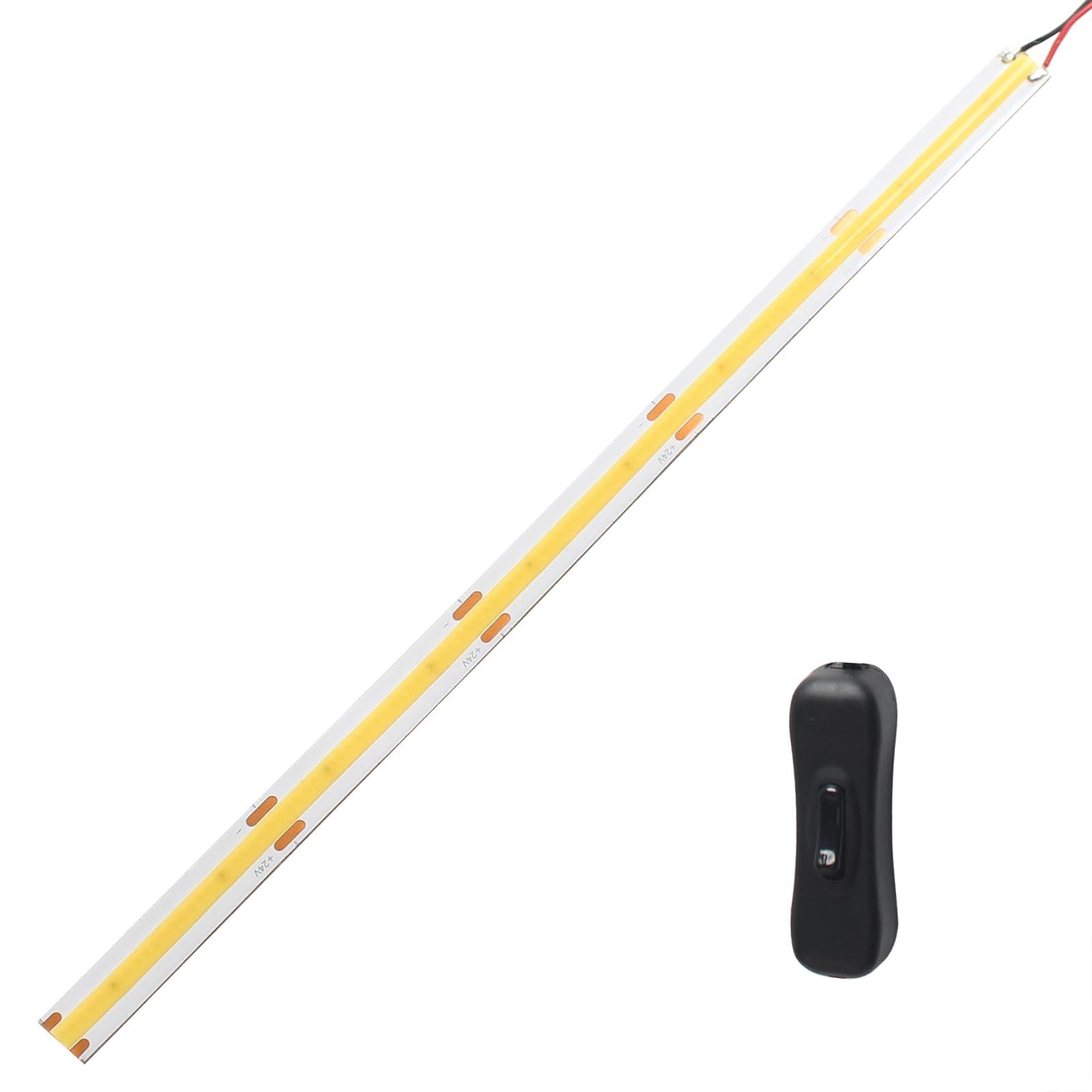 Imdinnogo A1 3D Printer Accessories 24V COB Light-Bar Kit: Plug and Play Set, Flexible High Density Uniform Light, Not Compatible with A1 MINI