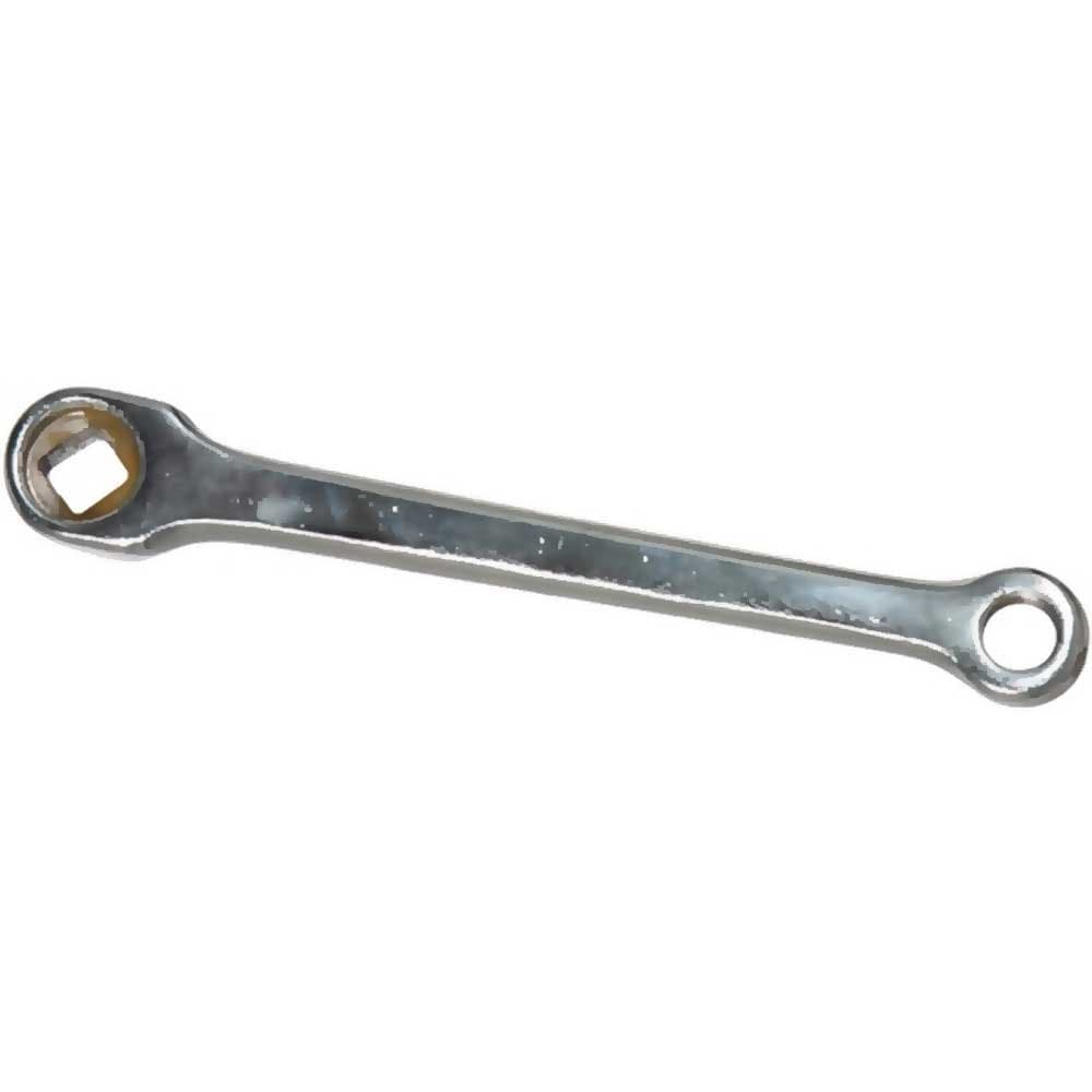Pieper Single-Gear Bicycle Chain Wheel Crank Left, 46 teeth Crank Length 170 mm, Square, Chrome, Steel, 1/2 x 3/32 "