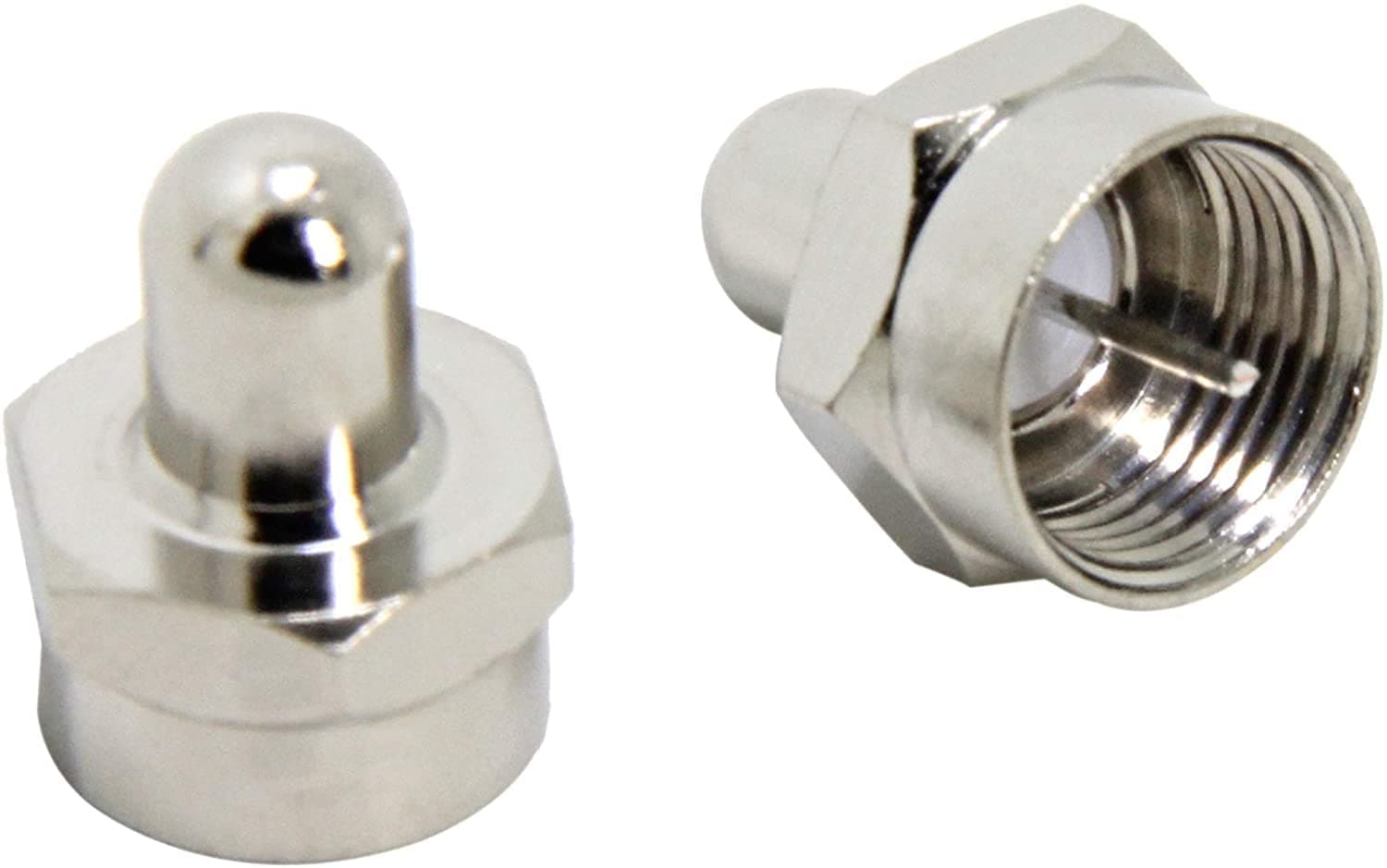 F Termination Cap, Coax Terminator, 20 Pack, 75 Ohm Terminator for Ports on Splitter, AMP, Coaxial Cable, TV Antenna, Wall Plates
