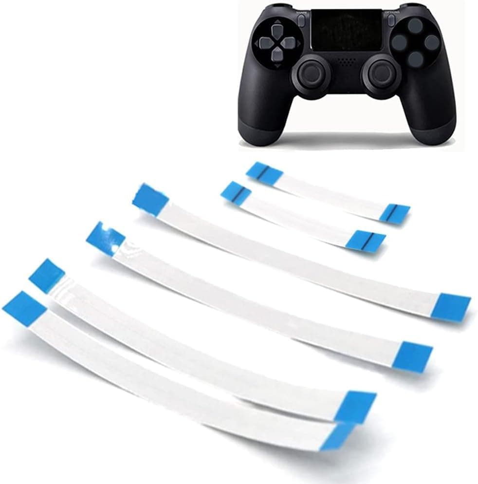 Ambertown 6PCS for Sony PS4 Controller 12 Pin 14 Pin Charging Board Flex Cable 10 Pin Touch Pad Flex Ribbon Cable