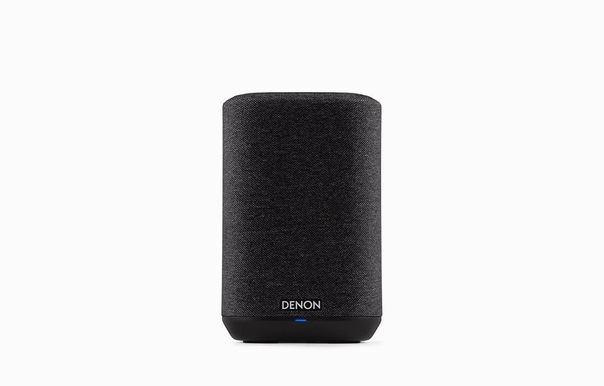 Home 150 Wireless Smart Speaker – Compact Design, Wi-Fi & Bluetooth, HEOS Built-in, Alexa Built-in, Siri & AirPlay 2, Spotify Connect, Multi-Room Support, Black