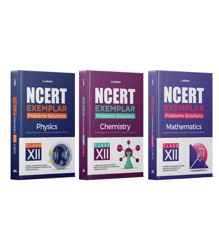 NCERT Exemplar Problems-Solutions Physics, Chemistry, Mathematics class 12th ( Combo Set of 3 Books )