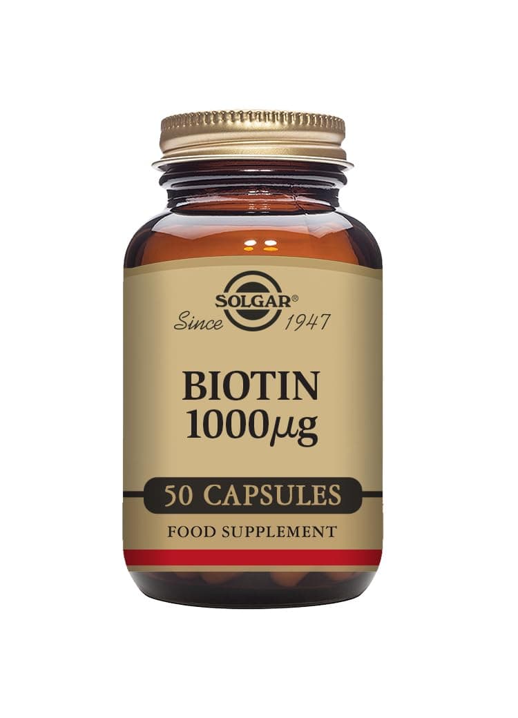 – Biotin 1000 Mcg, 50 Vegetable Capsules