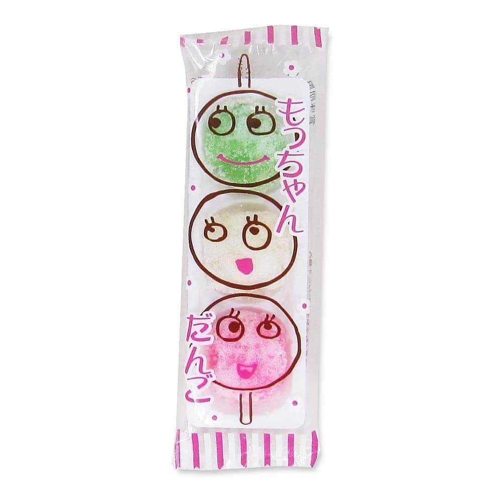 "Mocchan Dango" Three-color dumpling candy 1.2oz 12pcs Japanese Candy Kyoushin Ninjapo