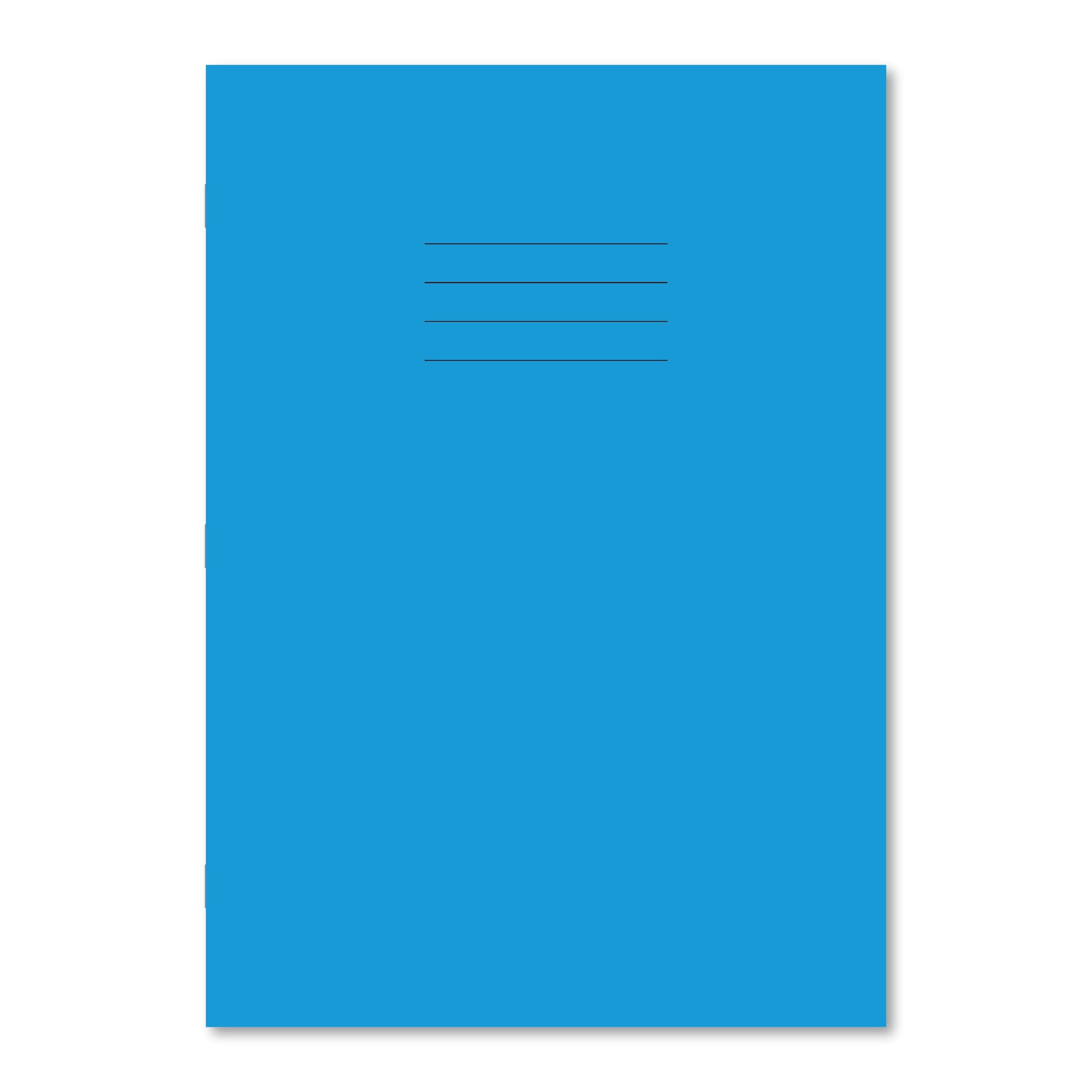 Hamelin A4 8 mm Ruled and Margin 48 Pages Exercise Book - Light Blue (Pack of 100)