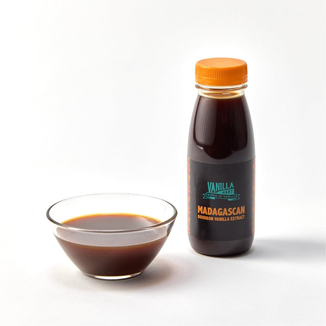 Vanilla Mart Madagascan Bourbon Vanilla Extract for Baking Cold Extraction Single Strength (75ml)
