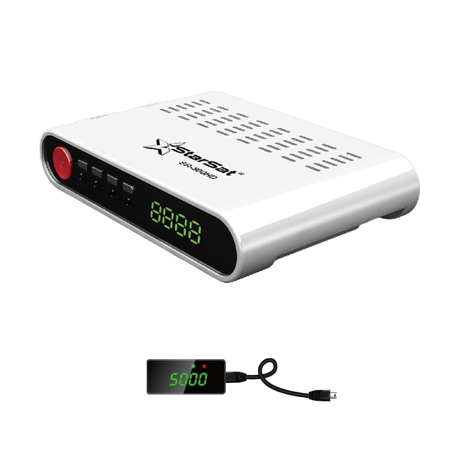 SR-500HD Full HD, 2xUSB, HDMI, 6000 Channels, EPG, MPEG4, Blind Scan, YouTube, PVR, DVBS2, WiFi Supported (WiFi device not include)