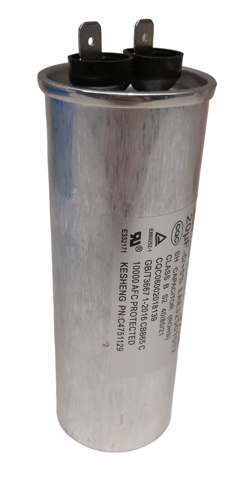 Alternative Capacitor, Compatible for EAE32501017 LG Refrigerator Run Capacitor, 450VAC 20μF, 3 Years Warranty