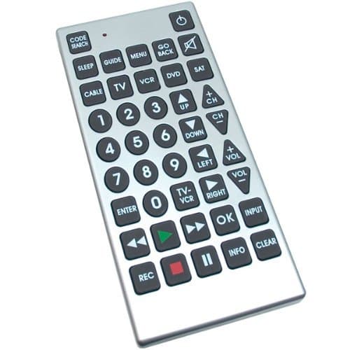 RoyalCraft TM Jumbo Universal Remote Control for Low Vision.