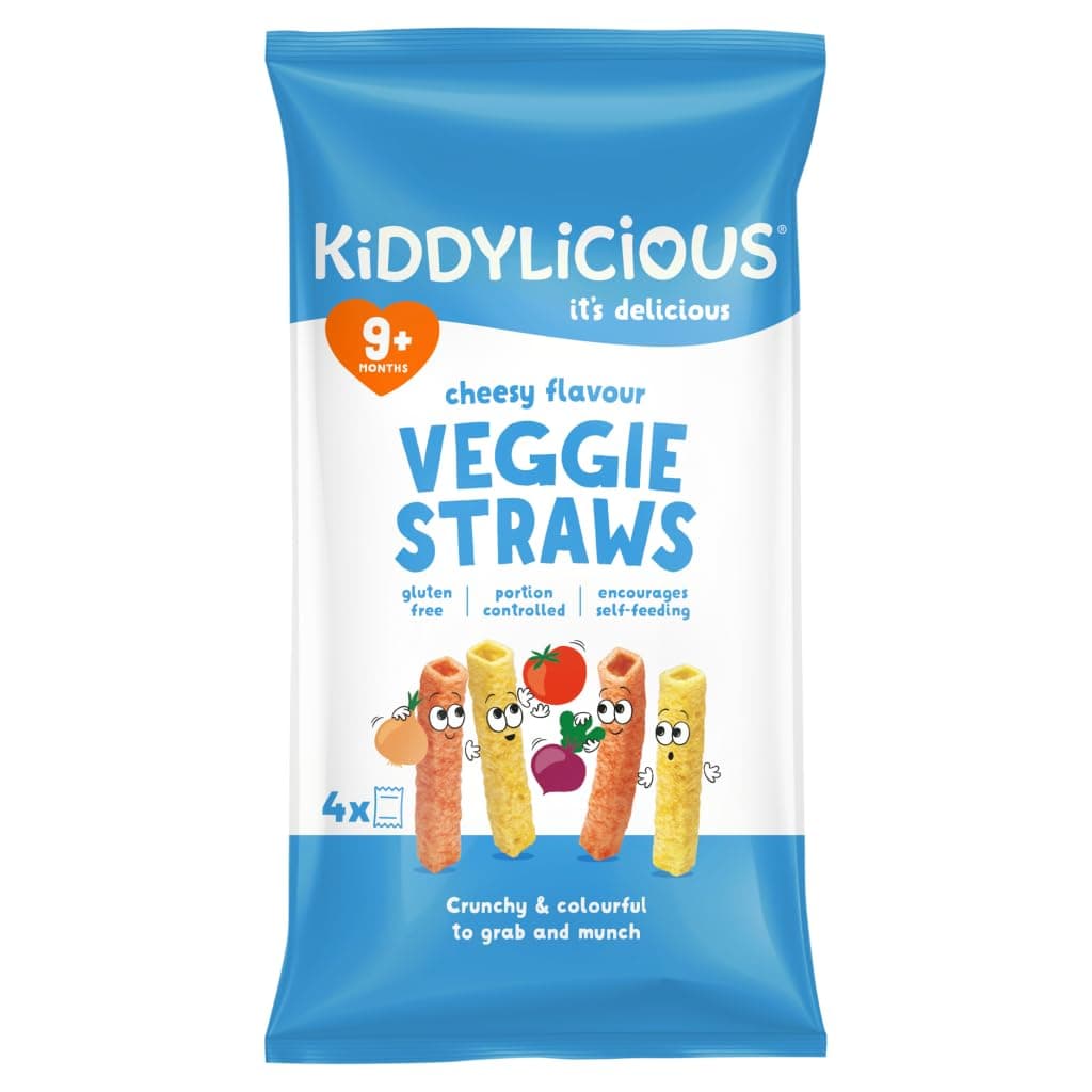 Kiddylicious Cheesey Straws 4 x 12g