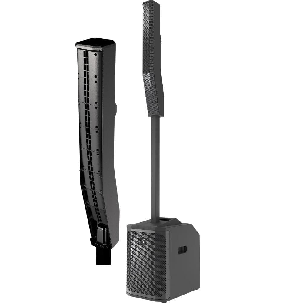 Evolve 50 1000W Powered Column Speaker Array System, Black