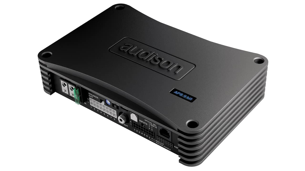 Audison AP8.9 bit Prima Series 8-Channel Amplifier with 9-Channel DSP 8 x 35W 4Ω