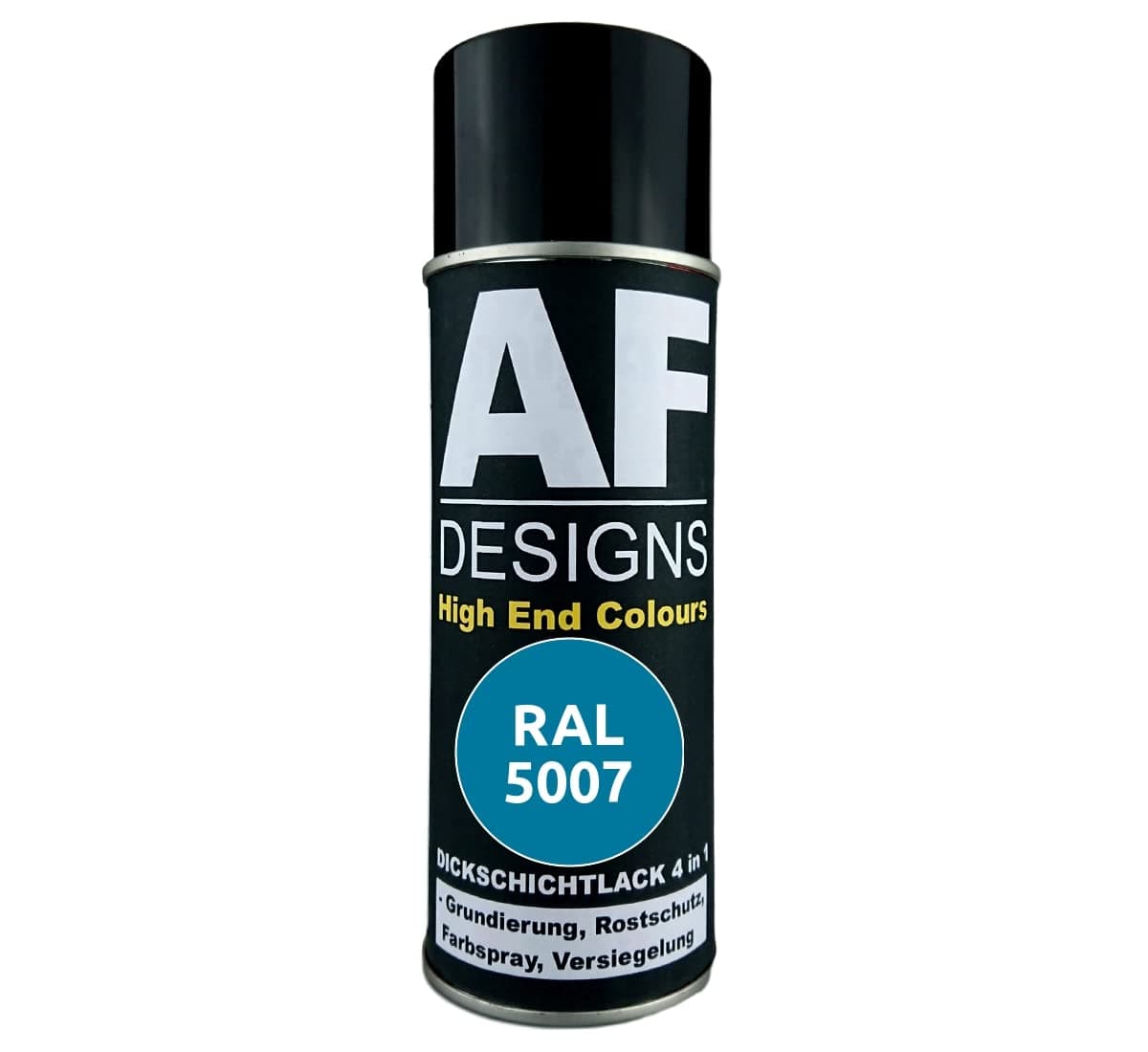 Alex Flittner Designs Rust Protection Paint 4-in-1 RAL 5007 Brilliant Blue Metal Protective Paint Spray Rust Protection Paint Spray Can