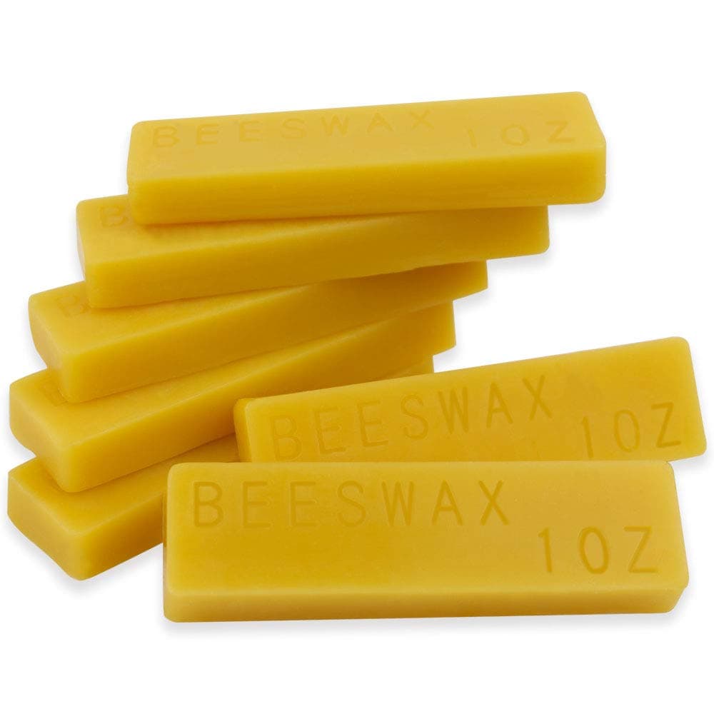 Beeswax Bars 7oz,1oz for Each Beeswax Bars,Pack of 7,Cosmetic Grade