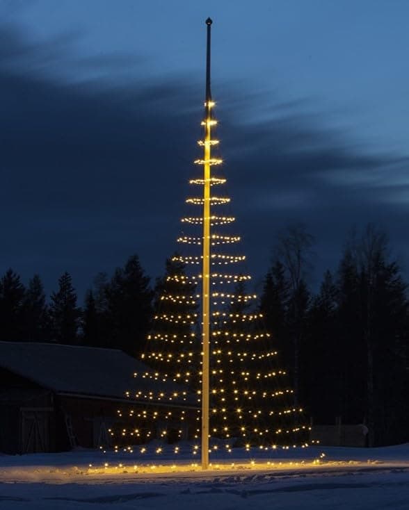 Montejaur FLAGPOLE CHRISTMAS TREE - 6M - 480LED - WARM WHITE