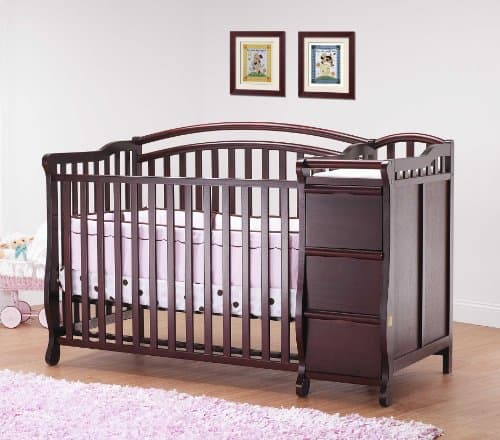 Orbelle Convertible Crib N Bed Num 312C (Cherry)