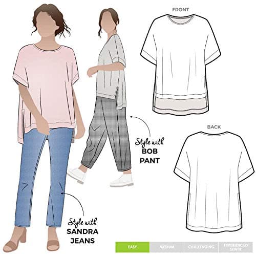 Style ArcSewing Pattern - Betty Woven Tunic (Sizes 18-30)