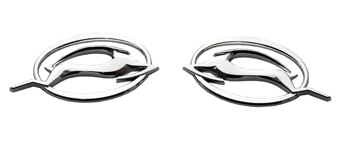 SSDD 2pcs (Pair) Flying Impala Emblem Car Badge Trunk Left and Right Side Decal 3D Sticker Replacement for SS LT LTZ ECO LS Chevrolet Impala 10253595 (Chrome) CH-Flying Impala-2
