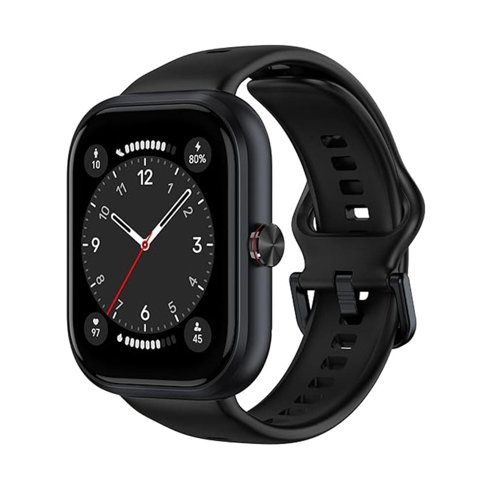 HONOR CHOICE Smart Watch, 1.95 inch AMOLED, Spo2, Bluetooth Calling, GPS, 12 Days Standy,5ATM, Compatible with Android and iOS, Black