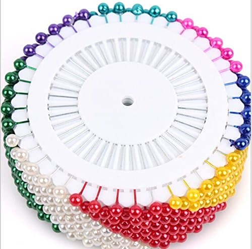 Head Pins / Push pins - 520 Pieces with Multi Color Plastic Round Heads