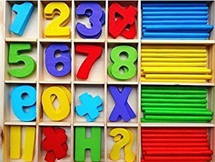 SN Toy Zone Original Wooden Computation Study Box for Basic Math Calculations for Children