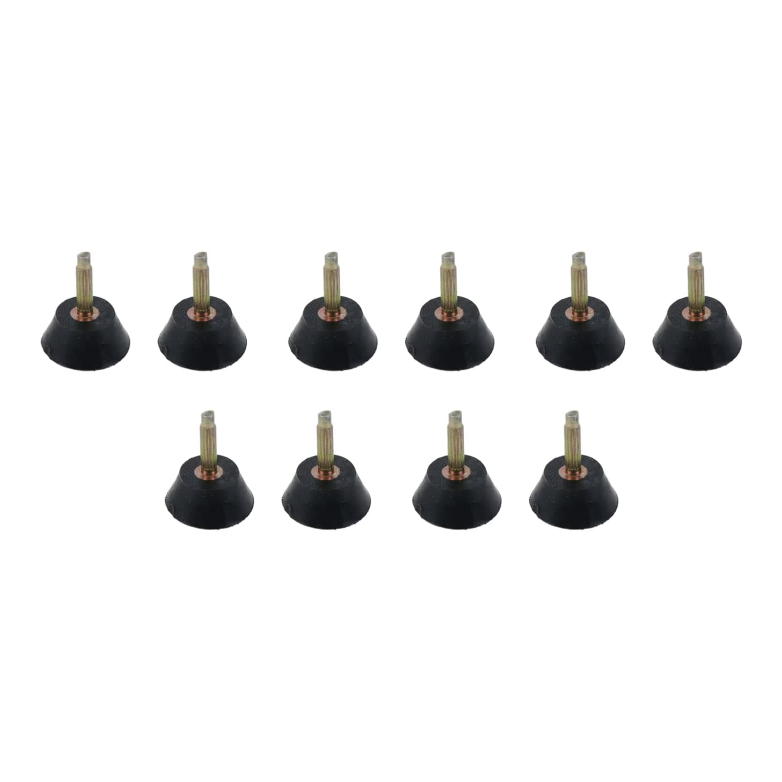 5 Pairs Round High Heel Tip Replacement Dowels High Heel Repair Pins for Women, High Heel Repair Tool Stiletto Repair Heel Caps Dowels, 3mm Metal Pins,Black
