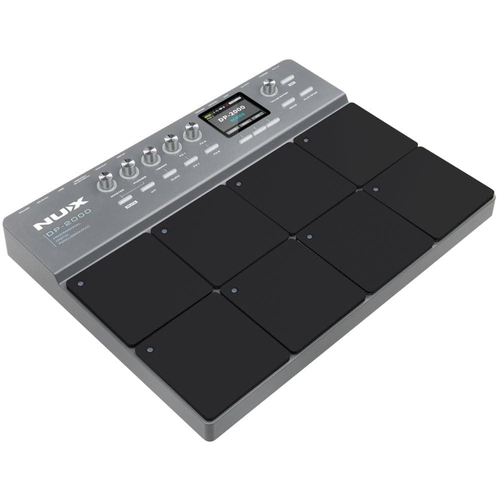 NU-X | DP-2000 Digital Percussion Pad with 8 Touch Sensitive Zones and a Huge Library of Internal Sounds